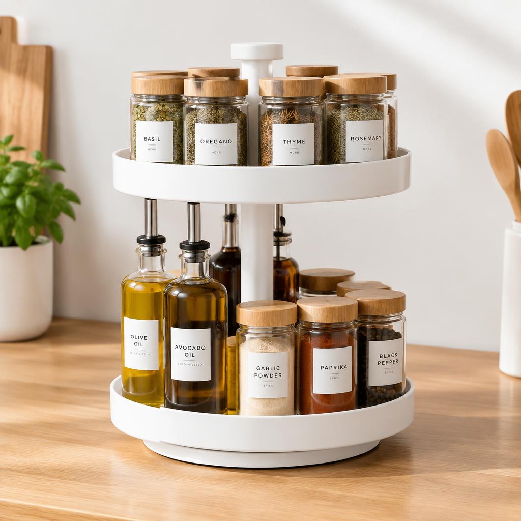 360 Rotating Spice Rack